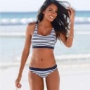 Dámské pruhované bikiny A2636 1