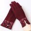 Dámske rukavice s kvetinami J823 3