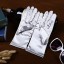 Dámské rukavice saténové 8