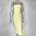 Dámské šaty na ramínka Polyester bavlna 6