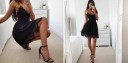 Dámske sexi krajkové šaty J1151 5