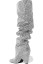 Dámske štýlové čižmy s kamienkami J1165 1