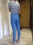 Dámské stylové džíny s vysokým pasem J1773 4