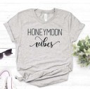 Dámske tričko s potlačou honeymoon 6