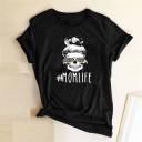 Dámske tričko s potlačou mom life B335 3