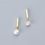 Dámske visiace náušnice s perlou A1844 4