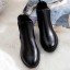 Dámske zimné kotníkové topánky - Čierne 2