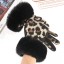 Dámske zimné leopardí rukavice 4