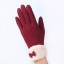 Dámské zimní rukavice s mašličkou J2850 4