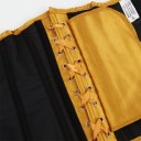 Damski korzet Zapinanie z przodu Sznurowanie z tyłu Jednokolorowy Poliester Spandex Elegancki top modelujący talię i sylwetkę 5