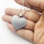 Damski naszyjnik w kształcie serca z tekstem 2