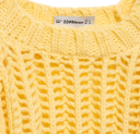 Damski pleciony sweter z krotkim rekawem Zawiązywanie na sznurki po bokach Jednokolorowy elegancki top z okrągłym dekoltem Poliester Rozne kolory 26