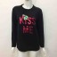 Damski sweter świąteczny KISS ME - czarny 5