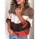 Damski sweter w paski 5