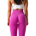 Damskie bezszwowe elastyczne legginsy sportowe, legginsy do ćwiczeń fitness, rozciągliwe i wygodne legginsy do siłowni, jogi, biegania, codziennego noszenia 12