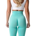 Damskie bezszwowe elastyczne legginsy sportowe, legginsy do ćwiczeń fitness, rozciągliwe i wygodne legginsy do siłowni, jogi, biegania, codziennego noszenia 15