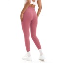 Damskie bezszwowe elastyczne spodnie do jogi z wysokim stanem, legginsy sportowe, fitness, siłownia, bieganie, odzież treningowa 7