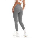 Damskie bezszwowe elastyczne spodnie do jogi z wysokim stanem, legginsy sportowe, fitness, siłownia, bieganie, odzież treningowa 4