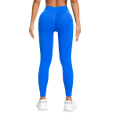 Damskie bezszwowe legginsy sportowe do ćwiczeń fitness z elastyczną talią, modelujące długość do kostki, do jogi i biegania 2