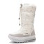 Damskie buty zimowe z nadrukiem płatka śniegu J1191 6