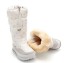 Damskie buty zimowe z nadrukiem płatka śniegu J1191 1