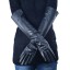 Damskie długie rękawiczki ze sztucznej skóry 1