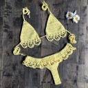 Damskie dzianinowe mikro bikini P904 8