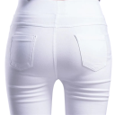 Damskie elastyczne, obcisłe legginsy ze stretchem i kieszeniami Wygodne, codzienne legginsy Modne, obcisłe spodnie do miasta i do domu 3