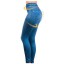 Damskie jeansowe legginsy - niebieskie 1
