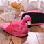 Damskie kapcie pluszowe - Flamingo 3