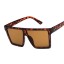 Damskie kwadratowe okulary przeciwsłoneczne E1301 6
