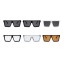 Damskie kwadratowe okulary przeciwsłoneczne E1301 2