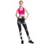 Damskie legginsy 3D z lekkim nadrukiem 1
