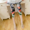 Damskie legginsy capri ze wzorem 6