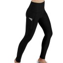 Damskie legginsy kompresyjne z wysokim stanem i kieszeniami, legginsy sportowe do jogi i ćwiczeń, modelujące sylwetkę 1