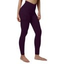 Damskie legginsy kompresyjne z wysokim stanem i kieszeniami, legginsy sportowe do jogi i ćwiczeń, modelujące sylwetkę 7