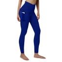 Damskie legginsy kompresyjne z wysokim stanem i kieszeniami, legginsy sportowe do jogi i ćwiczeń, modelujące sylwetkę 3