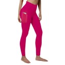 Damskie legginsy kompresyjne z wysokim stanem i kieszeniami, legginsy sportowe do jogi i ćwiczeń, modelujące sylwetkę 4