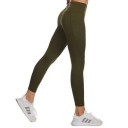 Damskie legginsy kompresyjne z wysokim stanem i kieszeniami, legginsy sportowe do jogi i ćwiczeń, modelujące sylwetkę 9