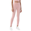 Damskie nylonowe legginsy do jogi na siłownię Wygodne legginsy fitness z wysokim stanem Elastyczne oddychające spodnie sportowe 17