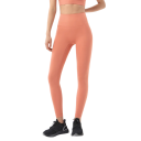 Damskie nylonowe legginsy do jogi na siłownię Wygodne legginsy fitness z wysokim stanem Elastyczne oddychające spodnie sportowe 25