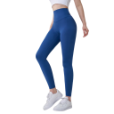 Damskie nylonowe legginsy do jogi na siłownię Wygodne legginsy fitness z wysokim stanem Elastyczne oddychające spodnie sportowe 4
