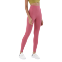 Damskie nylonowe legginsy do jogi na siłownię Wygodne legginsy fitness z wysokim stanem Elastyczne oddychające spodnie sportowe 5