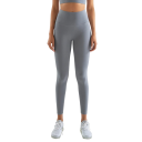 Damskie nylonowe legginsy do jogi na siłownię Wygodne legginsy fitness z wysokim stanem Elastyczne oddychające spodnie sportowe 6