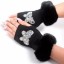 Damskie rękawiczki bez palców z dżetów 9