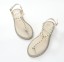 Damskie sandały z perełkami 2