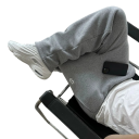 Damskie spodnie dresowe Jednolite Na gumie Z logo na boku Materiał poliester spandex Wygodne sportowe spodnie 4