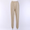 Damskie spodnie jogger z napisem A367 1