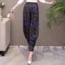 Damskie spodnie w stylu vintage z wzorem 23