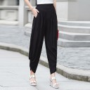 Damskie spodnie w stylu vintage z wzorem 27